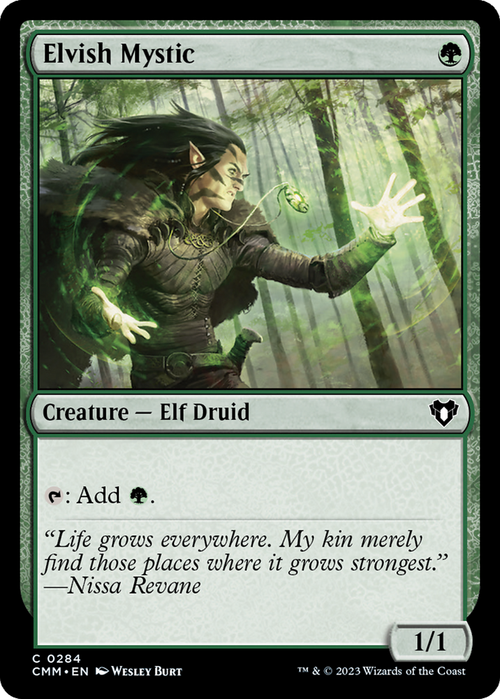 Magic | Elvish Mystic [Commander Masters] | The Nerd Merchant