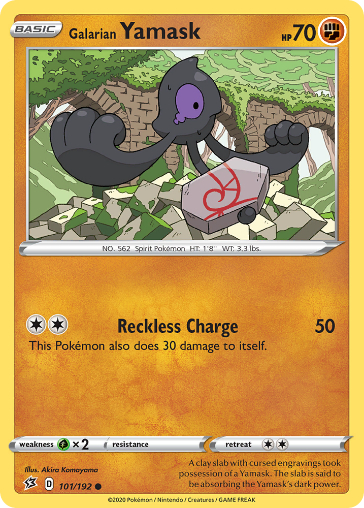 Pokemon | Galarian Yamask (101/192) [Sword & Shield: Rebel Clash] | The Nerd Merchant