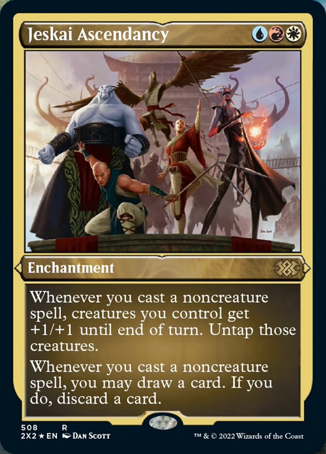 Magic | Jeskai Ascendancy (Foil Etched) [Double Masters 2022] | The Nerd Merchant