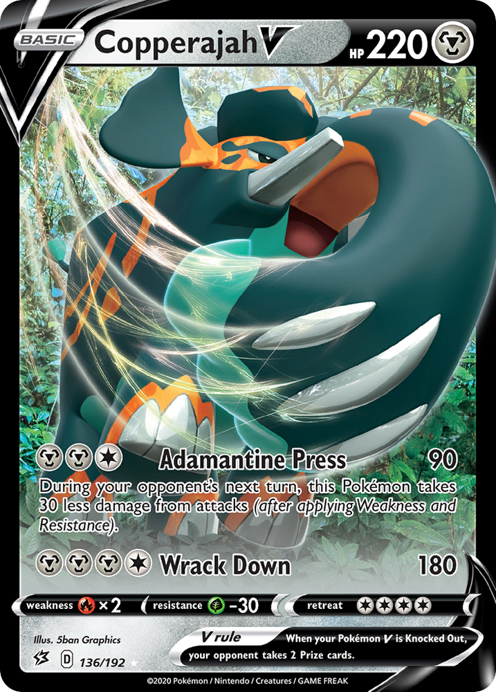 Pokemon | Copperajah V (136/192) [Sword & Shield: Rebel Clash] | The Nerd Merchant