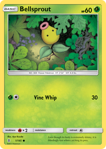 Pokemon | Bellsprout (1/145) [Sun & Moon: Guardians Rising] | The Nerd Merchant
