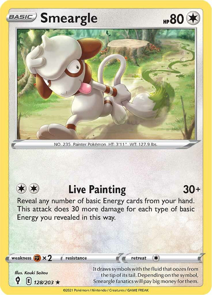 Pokemon | Smeargle (128/203) [Sword & Shield: Evolving Skies] | The Nerd Merchant