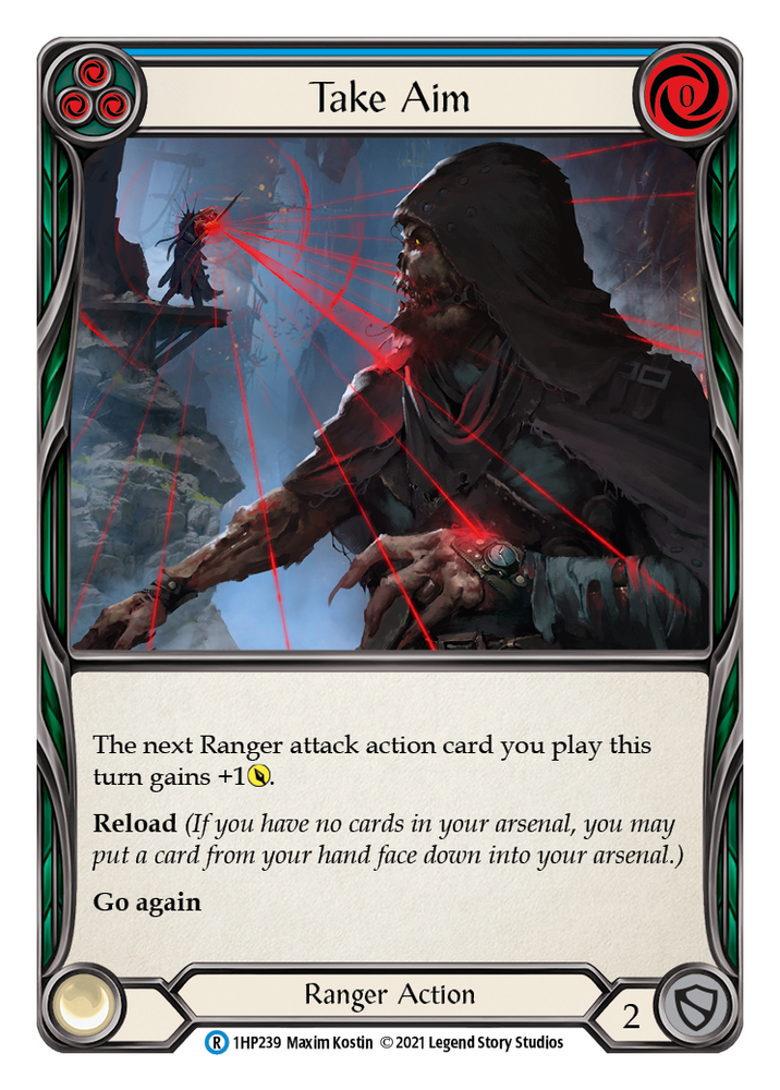 Flesh and Blood TCG | Take Aim (Blue) [1HP239] (History Pack 1) | The Nerd Merchant