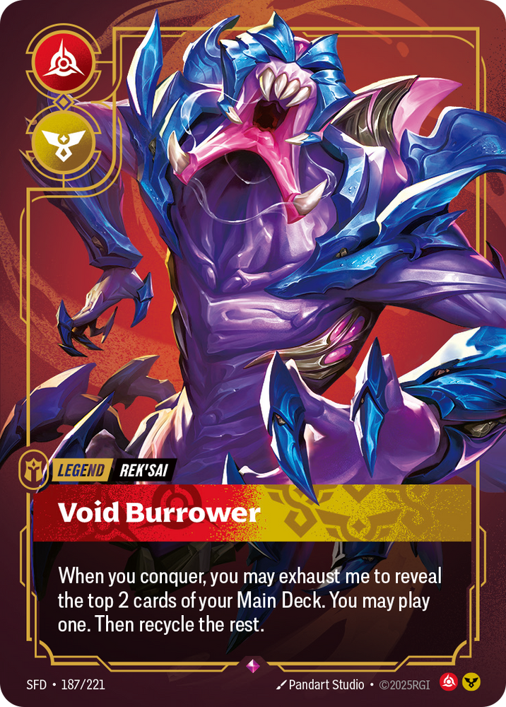 Void Burrower (Foil) - Spiritforged #187