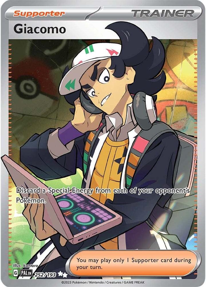 Pokemon | Giacomo (252/193) [Scarlet & Violet: Paldea Evolved] | The Nerd Merchant