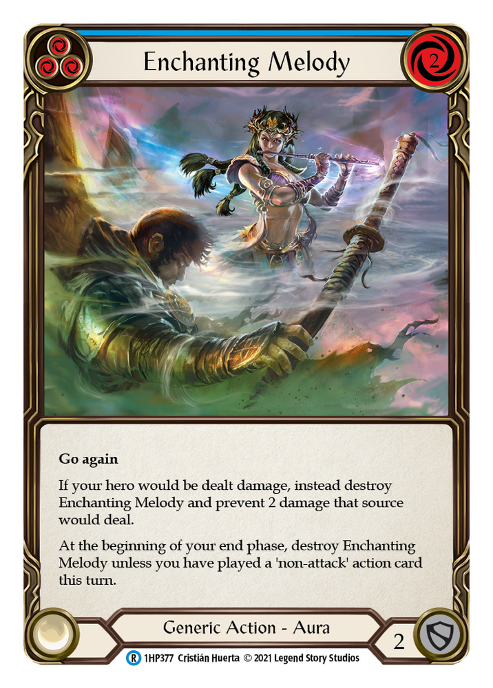 Flesh and Blood TCG | Enchanting Melody (Blue) [1HP377] (History Pack 1) | The Nerd Merchant