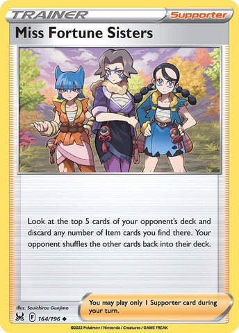 Pokemon | Miss Fortune Sisters (164/196) [Sword & Shield: Lost Origin] | The Nerd Merchant