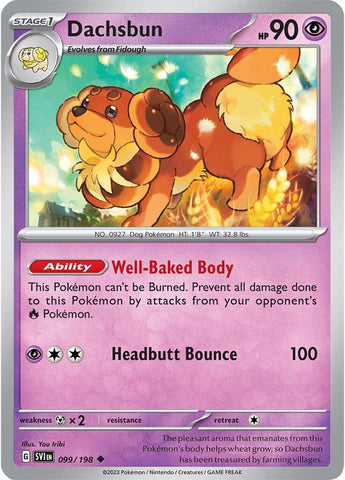 Pokemon | Dachsbun (099/198) [Scarlet & Violet: Base Set] | The Nerd Merchant