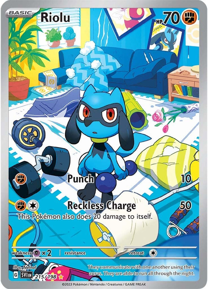 Pokemon | Riolu (215/198) [Scarlet & Violet: Base Set] | The Nerd Merchant