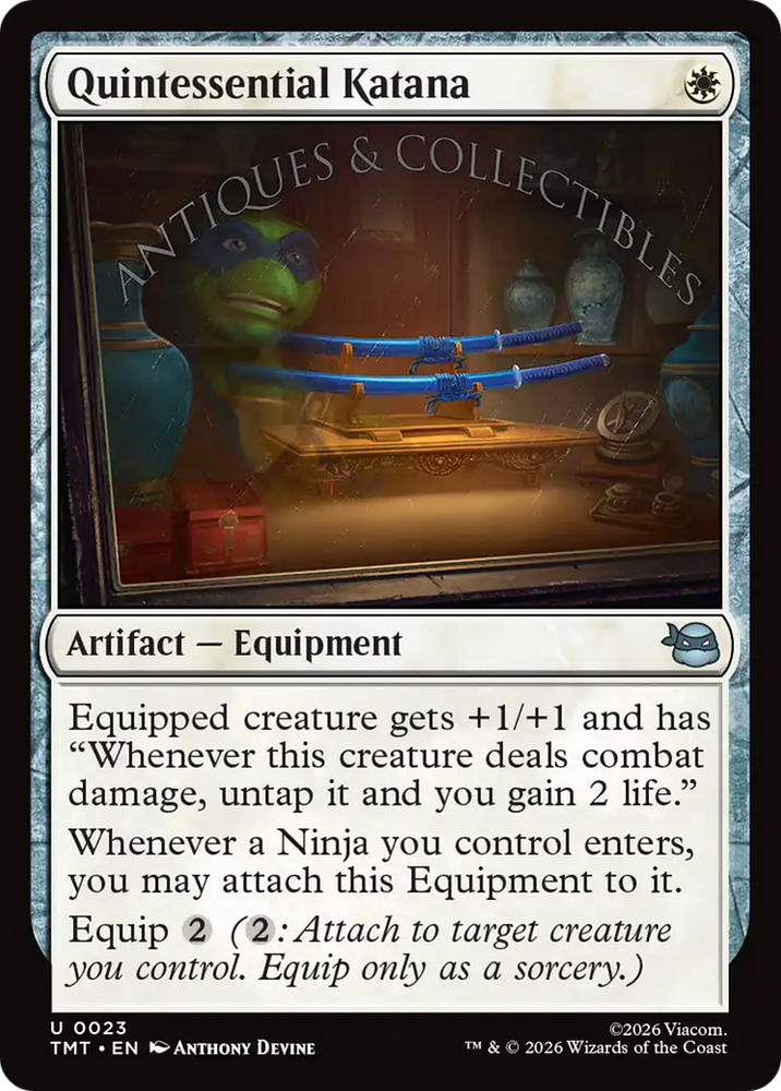 Magic | Quintessential Katana [Teenage Mutant Ninja Turtles] | The Nerd Merchant