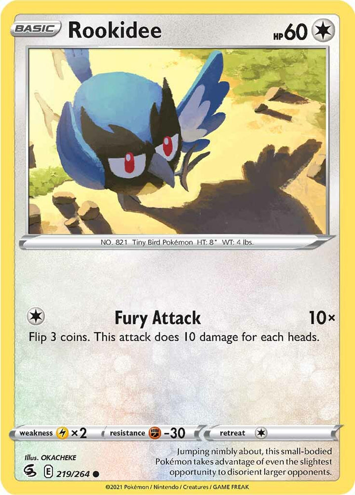 Pokemon | Rookidee (219/264) [Sword & Shield: Fusion Strike] | The Nerd Merchant