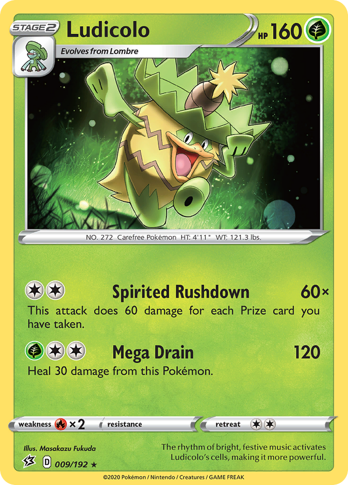 Pokemon | Ludicolo (009/192) [Sword & Shield: Rebel Clash] | The Nerd Merchant