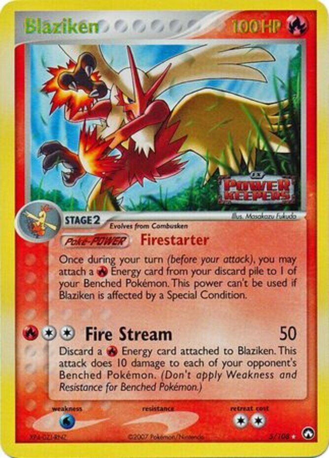 Pokemon | Blaziken (5/108) (Stamped) [EX: Power Keepers] | The Nerd Merchant