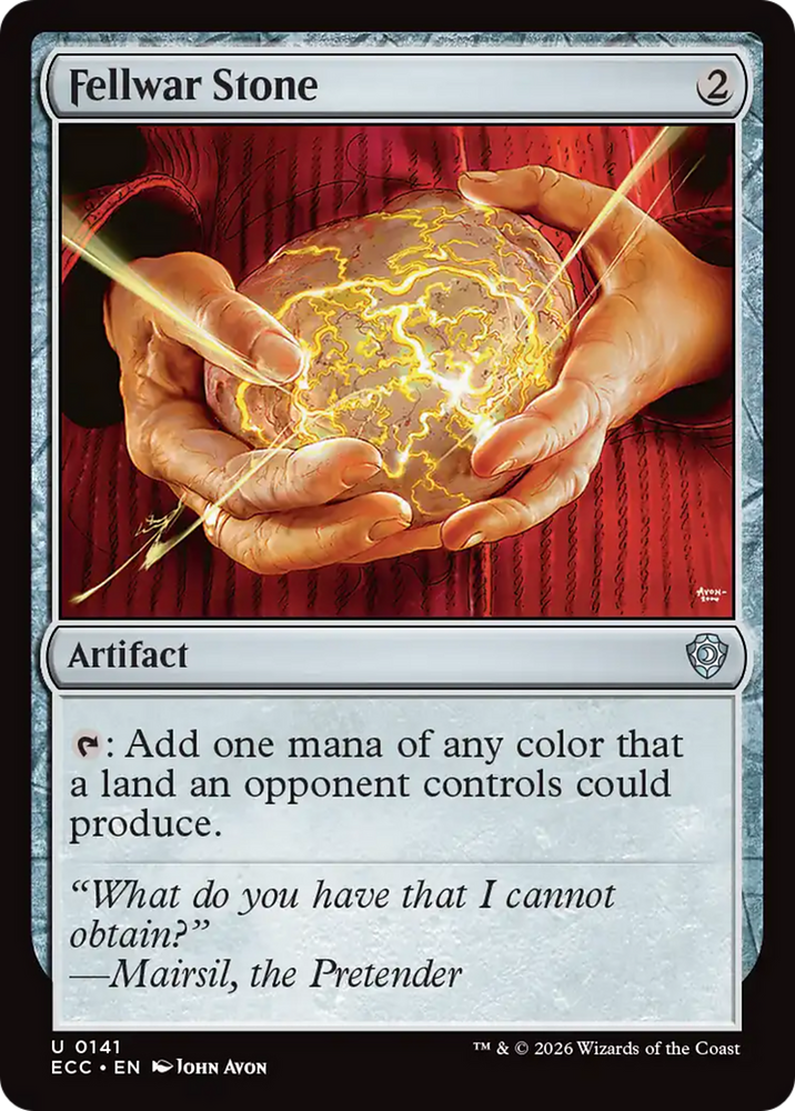Magic | Fellwar Stone [Lorwyn Eclipsed Commander] | The Nerd Merchant