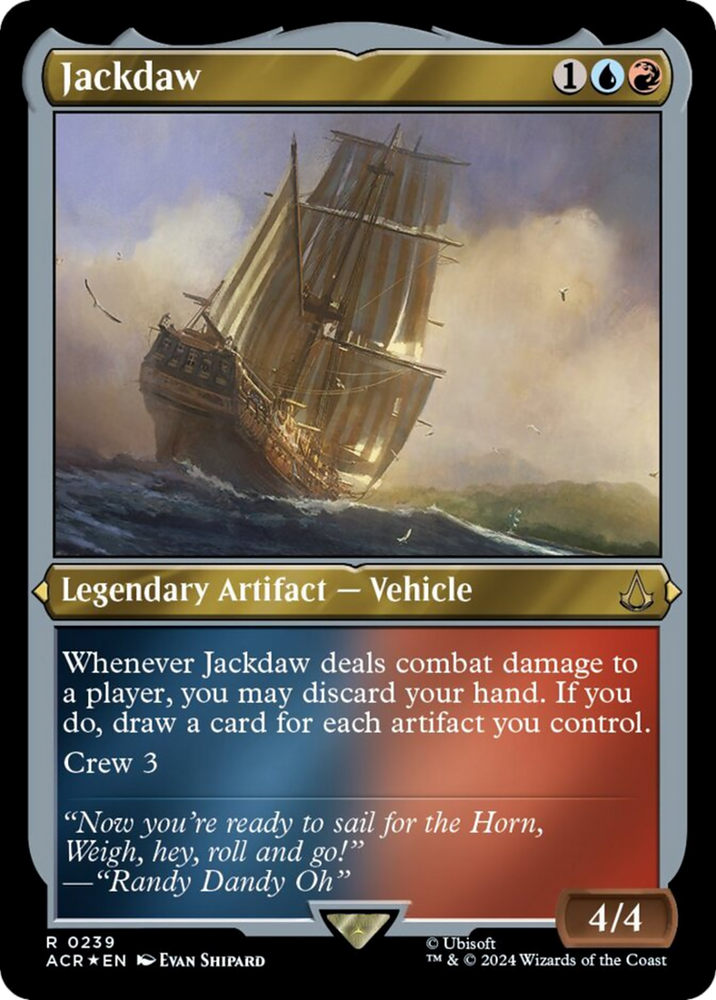 Magic | Jackdaw (Foil Etched) [Assassin's Creed] | The Nerd Merchant