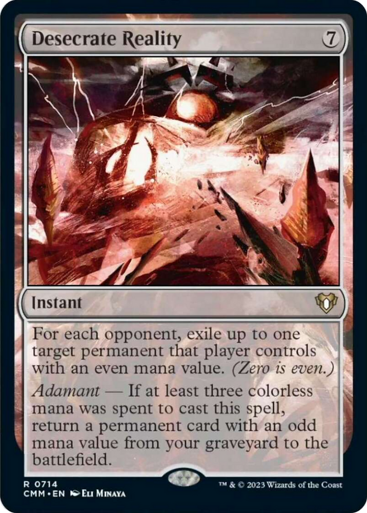 Magic | Desecrate Reality [Commander Masters] | The Nerd Merchant