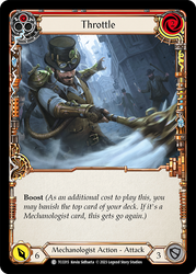 Flesh and Blood TCG | Throttle [TCC015] (Round the Table: TCC x LSS) | The Nerd Merchant