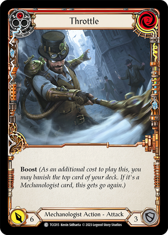Flesh and Blood TCG | Throttle [TCC015] (Round the Table: TCC x LSS) | The Nerd Merchant
