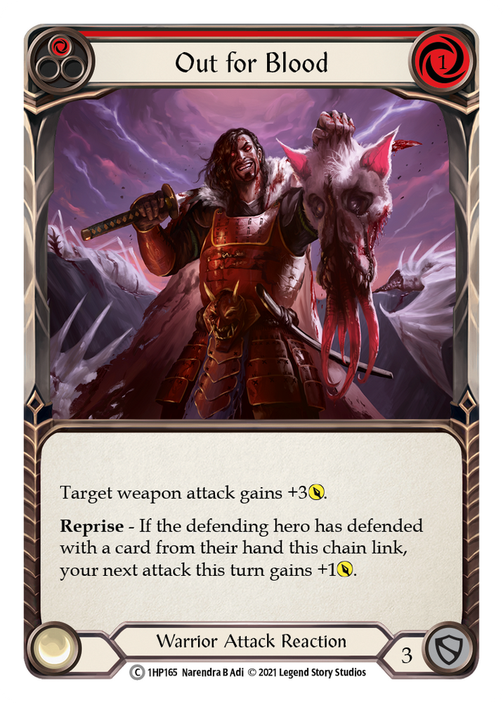 Flesh and Blood TCG | Out for Blood (Red) [1HP165] (History Pack 1) | The Nerd Merchant