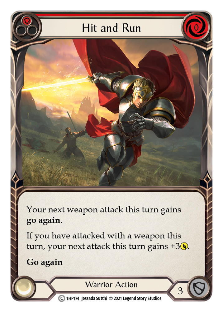 Flesh and Blood TCG | Hit and Run (Red) [1HP174] (History Pack 1) | The Nerd Merchant