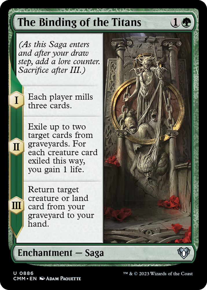 Magic | The Binding of the Titans [Commander Masters] | The Nerd Merchant