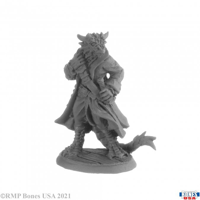 Reaper 30035: Captain Blackscale, Dragonfolk Pirate Bones USA Reaper Legends