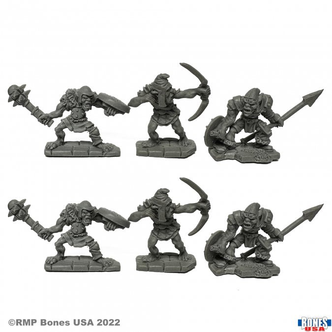 Reaper 30096: Goblins (6) Bones USA Reaper Legends