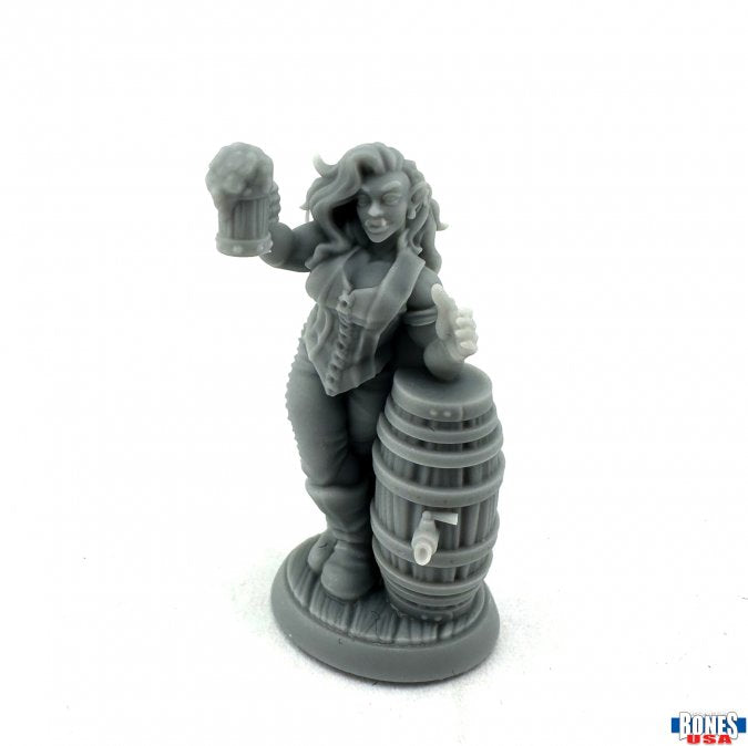 Reaper 30168: Anya, Half Orc Arm-Wrestler Bones USA Reaper Legends