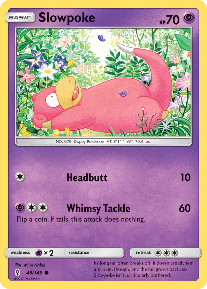 Pokemon | Slowpoke (48/145) [Sun & Moon: Guardians Rising] | The Nerd Merchant