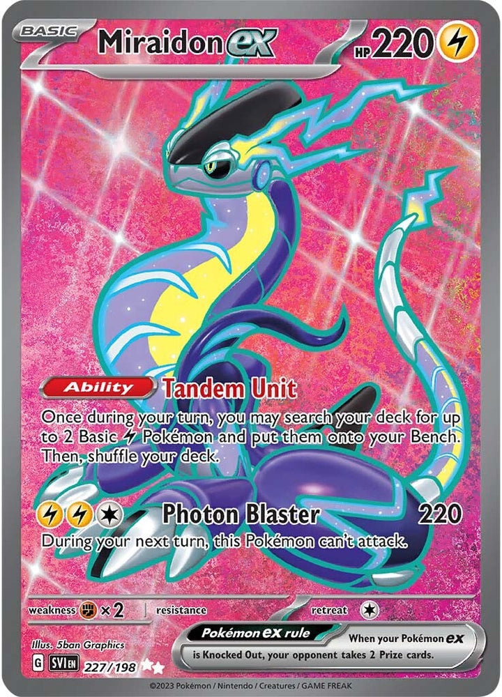 Pokemon | Miraidon ex (227/198) [Scarlet & Violet: Base Set] | The Nerd Merchant
