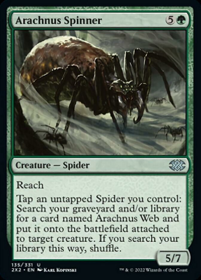 Magic | Arachnus Spinner [Double Masters 2022] | The Nerd Merchant