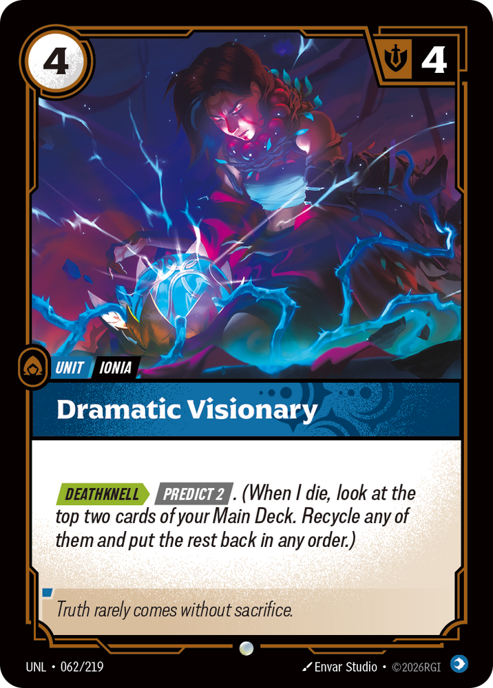 Dramatic Visionary (Foil) - Unleashed (062/219)