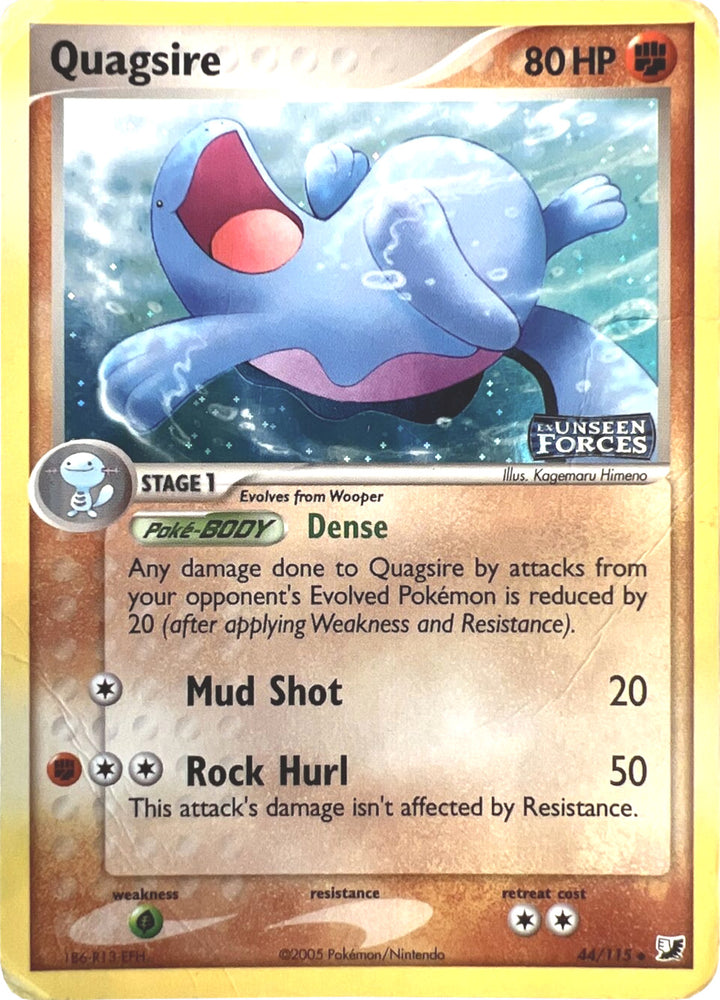 Pokemon | Quagsire (44/115) (Stamped) [EX: Unseen Forces] | The Nerd Merchant
