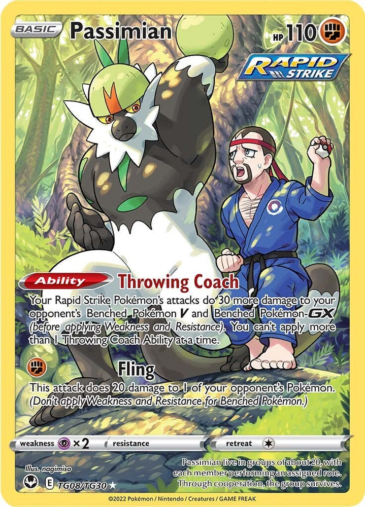 Pokemon | Passimian (TG08/TG30) [Sword & Shield: Silver Tempest] | The Nerd Merchant
