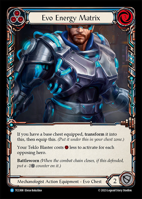Flesh and Blood TCG | Evo Energy Matrix [TCC008] (Round the Table: TCC x LSS) | The Nerd Merchant