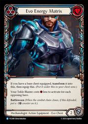 Flesh and Blood TCG | Evo Energy Matrix [TCC008] (Round the Table: TCC x LSS) | The Nerd Merchant