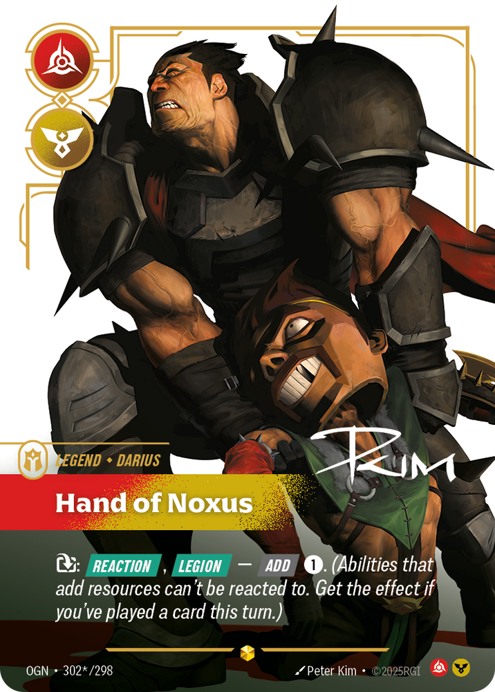 Hand of Noxus (Foil) - Origins #302