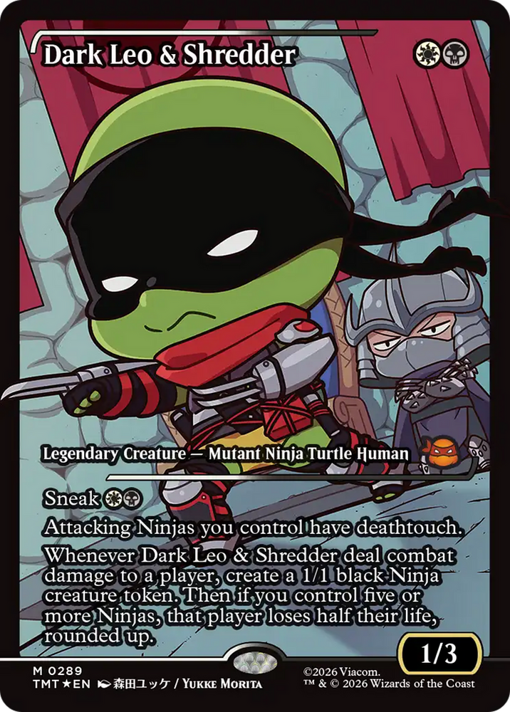 Magic | Dark Leo & Shredder (Showcase) [Teenage Mutant Ninja Turtles] | The Nerd Merchant