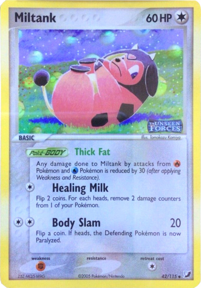 Pokemon | Miltank (42/115) (Stamped) [EX: Unseen Forces] | The Nerd Merchant
