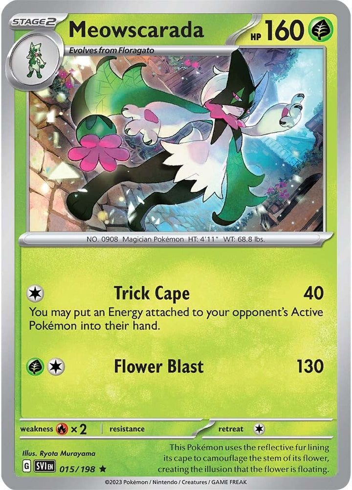 Pokemon | Meowscarada (015/198) [Scarlet & Violet: Base Set] | The Nerd Merchant