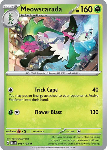 Pokemon | Meowscarada (015/198) [Scarlet & Violet: Base Set] | The Nerd Merchant