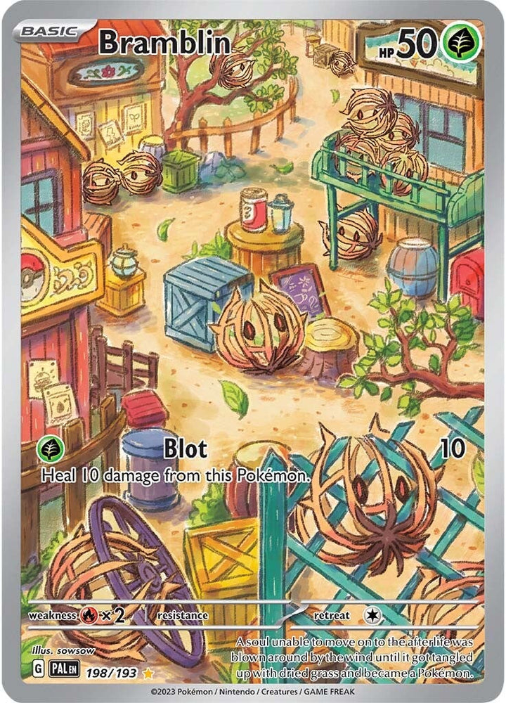 Pokemon | Bramblin (198/193) [Scarlet & Violet: Paldea Evolved] | The Nerd Merchant