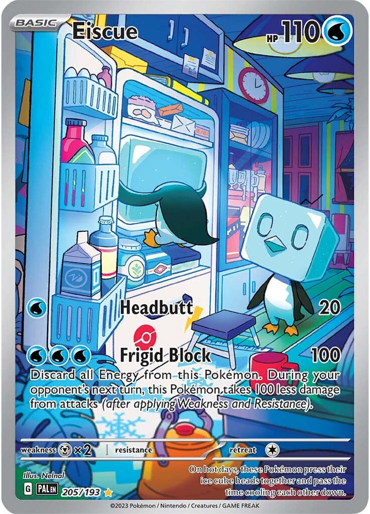 Pokemon | Eiscue (205/193) [Scarlet & Violet: Paldea Evolved] | The Nerd Merchant