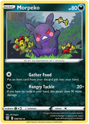 Pokemon | Morpeko (098/163) [Sword & Shield: Battle Styles] | The Nerd Merchant