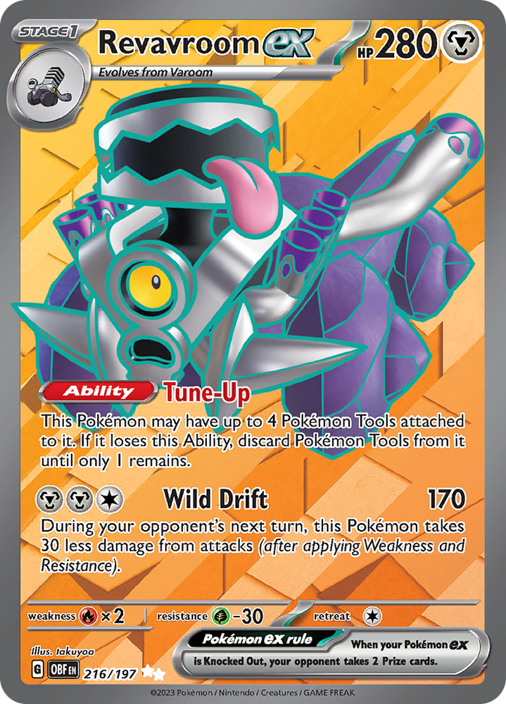 Pokemon | Revavroom ex (216/197) [Scarlet & Violet: Obsidian Flames] | The Nerd Merchant