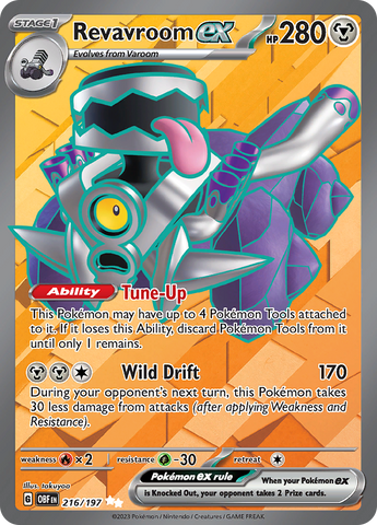 Pokemon | Revavroom ex (216/197) [Scarlet & Violet: Obsidian Flames] | The Nerd Merchant