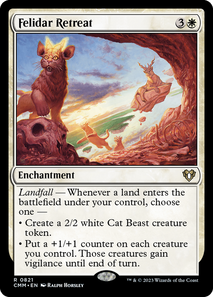 Magic | Felidar Retreat [Commander Masters] | The Nerd Merchant