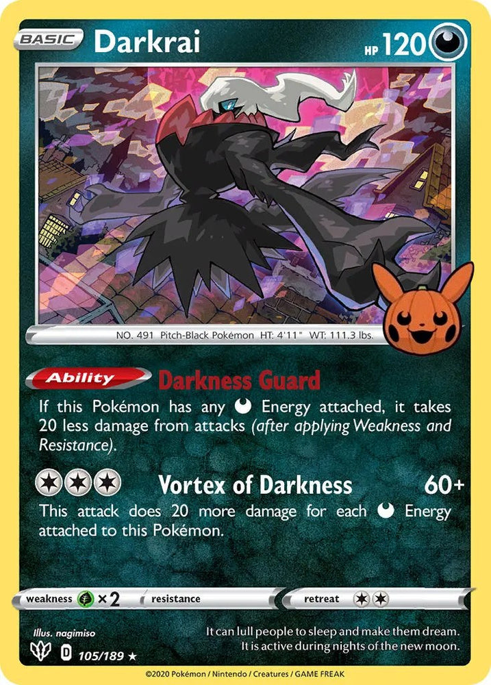 Pokemon | Darkrai (105/189) [Trick or Trade] | The Nerd Merchant