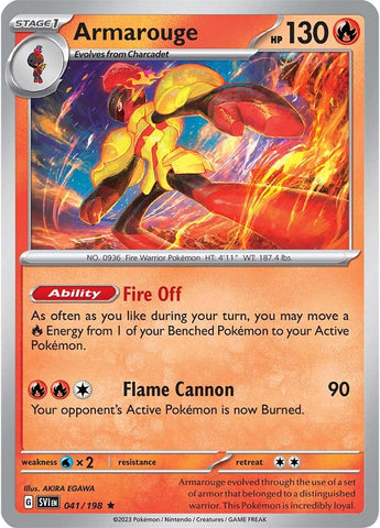 Pokemon | Armarouge (041/198) [Scarlet & Violet: Base Set] | The Nerd Merchant