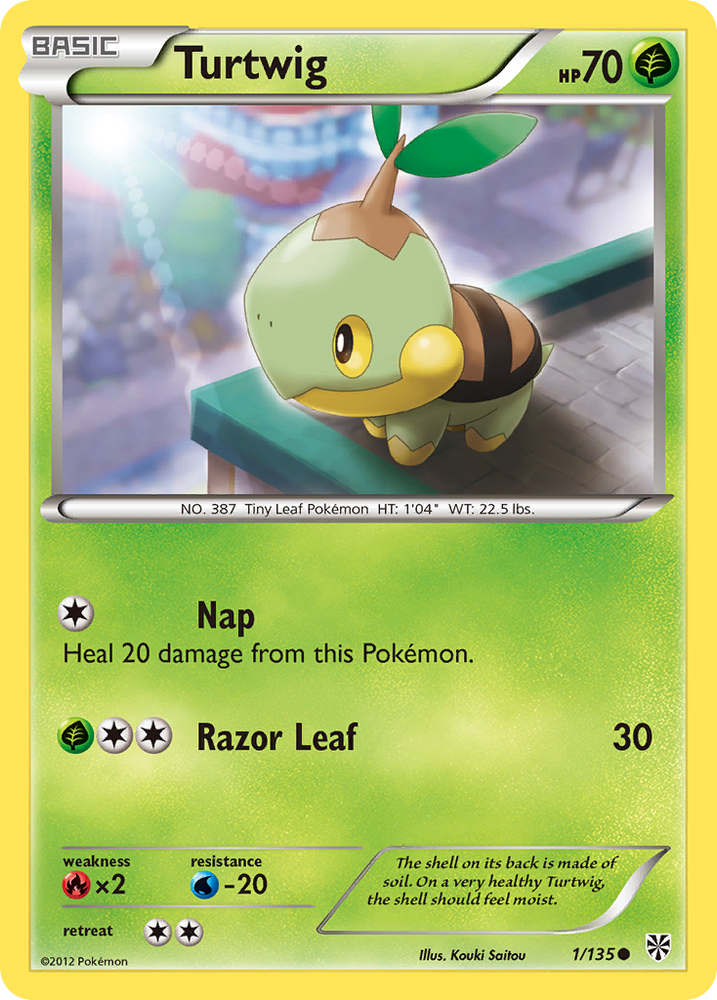 Pokemon | Turtwig (1/135) [Black & White: Plasma Storm] | The Nerd Merchant